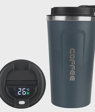 RVS Thermo Koffiebeker - Lekvrij Reizen - 380/510ML