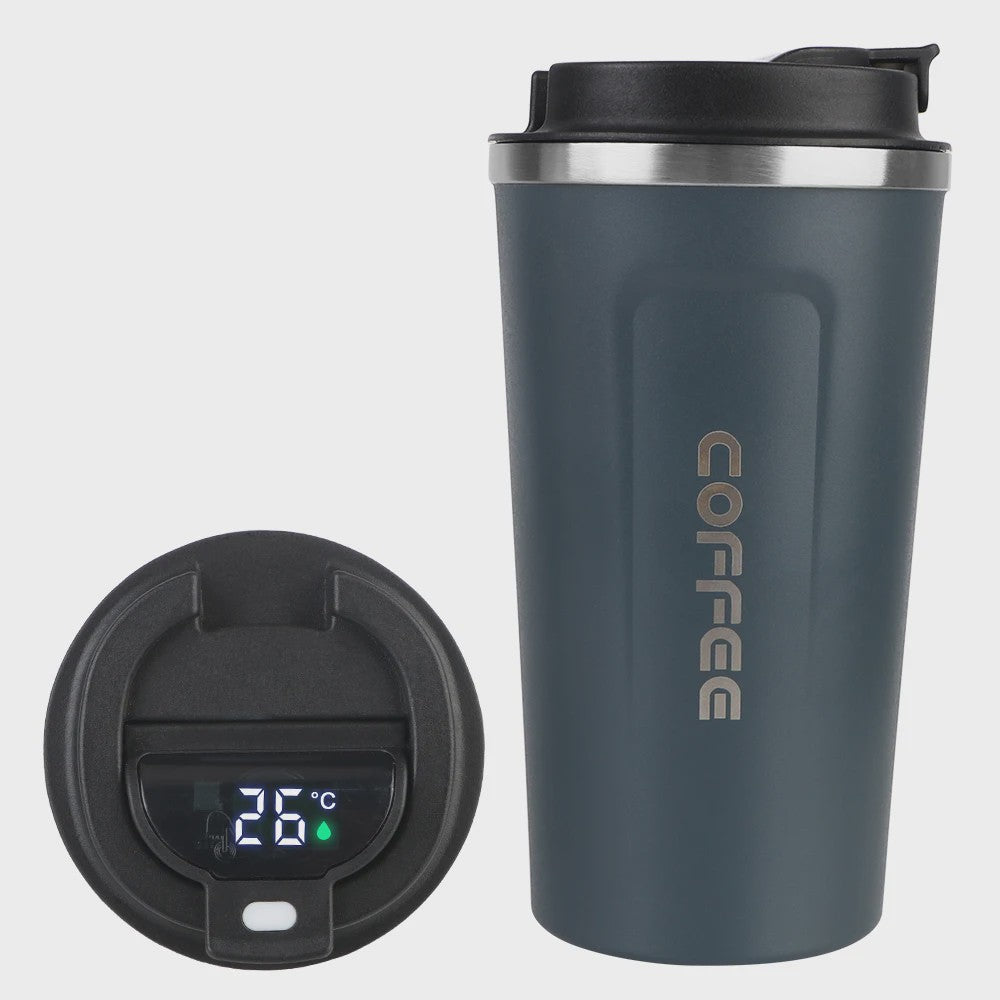 RVS Thermo Koffiebeker - Lekvrij Reizen - 380/510ML