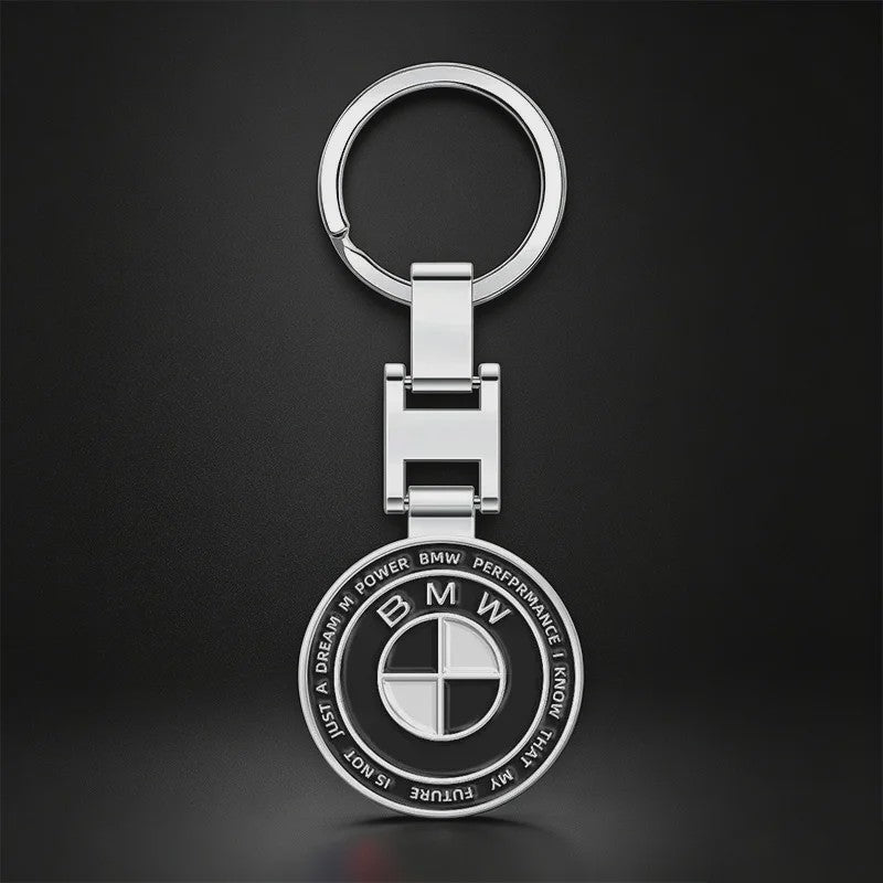 Metalen 3D BMW Autosleutelhanger Ring met Embleem - Auto Accessoires