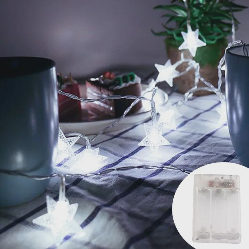 LED Sterren Lichtsnoer - Sfeervolle Verlichting voor Binnen & Buiten