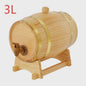Eikenhouten Wijnvat 3L/5L met Tap & Standaard - Perfect voor Whisky, Wijn of Rum