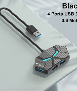 4/7 Poorts USB 3.0 Hub met Type-C Voeding - 5Gbps Docking Station voor Laptop & PC