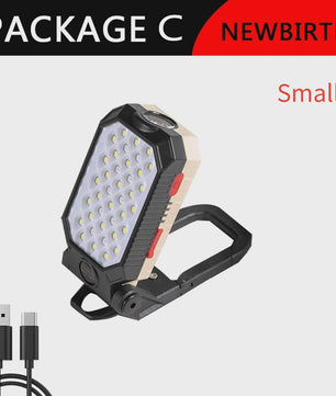 Multifunctionele Werklamp met Magneetvoet & Batterij Indicator - Ideaal voor Auto Reparaties & Noodgevallen