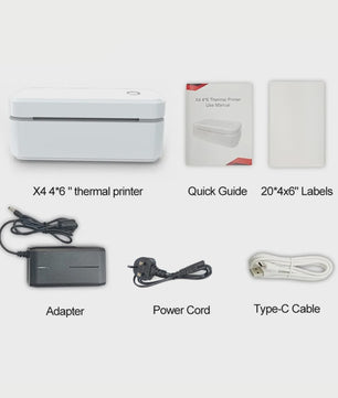 Marklife X4 Thermische Labelprinter - Draagbaar, Bluetooth & Automatische Herkenning