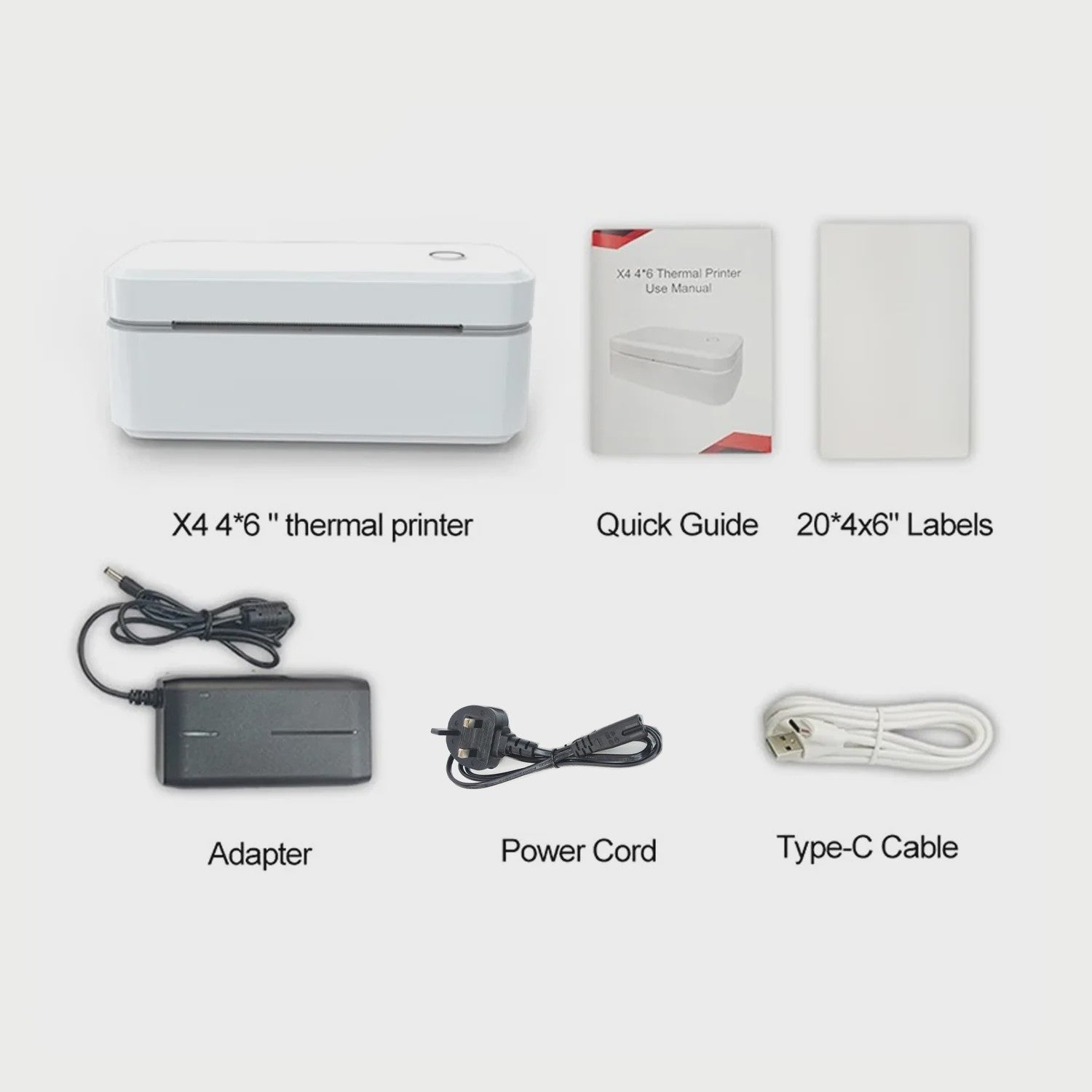 Marklife X4 Thermische Labelprinter - Draagbaar, Bluetooth & Automatische Herkenning