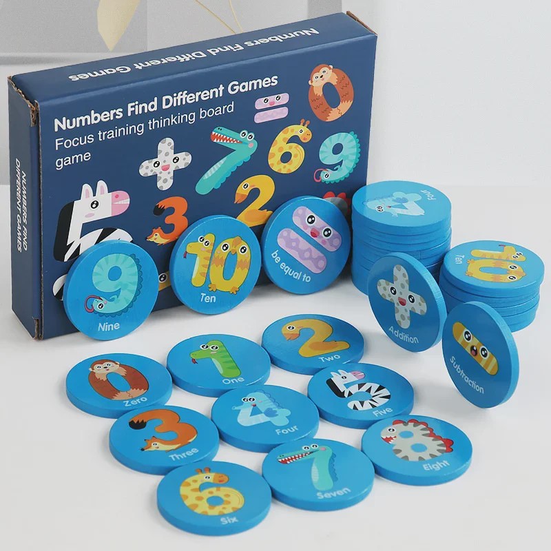 Houten Dinosaurussen Memory Spel - Educatief Cognitief Speelgoed voor Kinderen