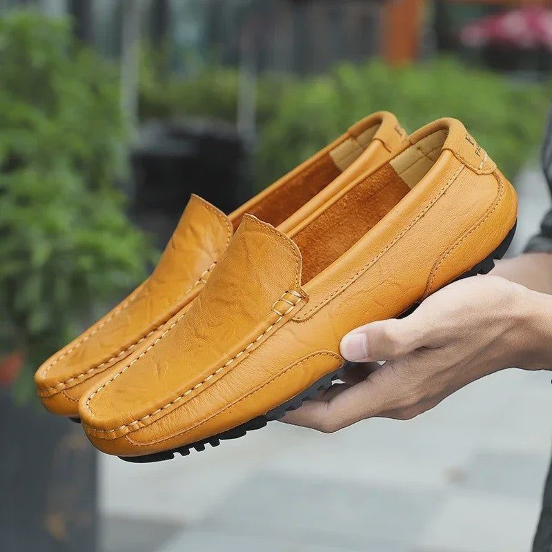 Luxe Leren Heren Moccasins - Ademend, Comfortabel & Stijlvol