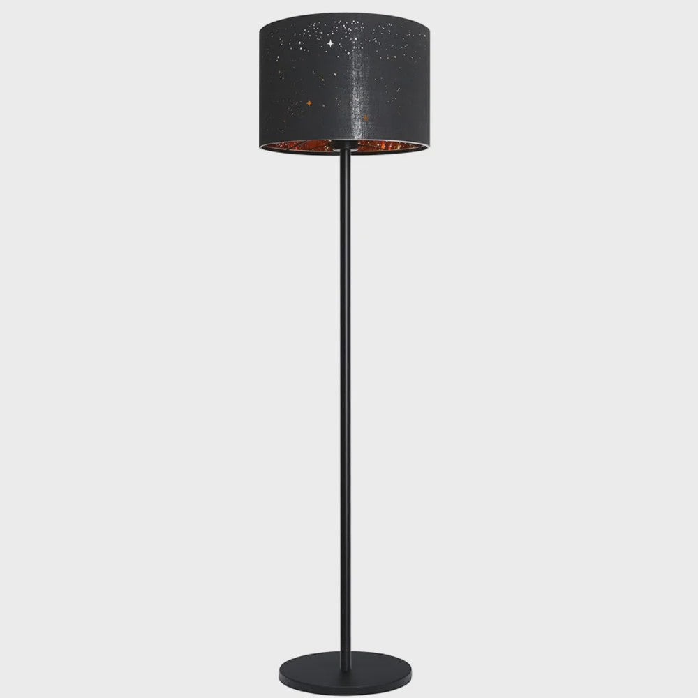 Moderne Sterren Design Vloerlamp - Zwart/Goud - 144cm - E27 Fitting
