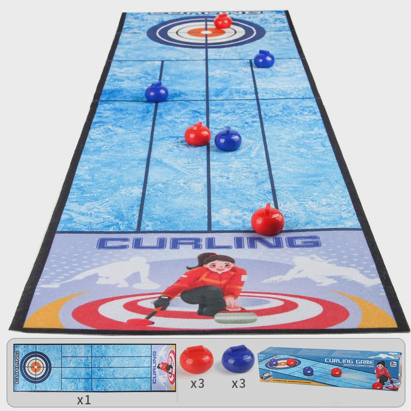 Interactieve Spelmat: Bowling, Curling & Voetbal - Plezier voor het Hele Gezin!
