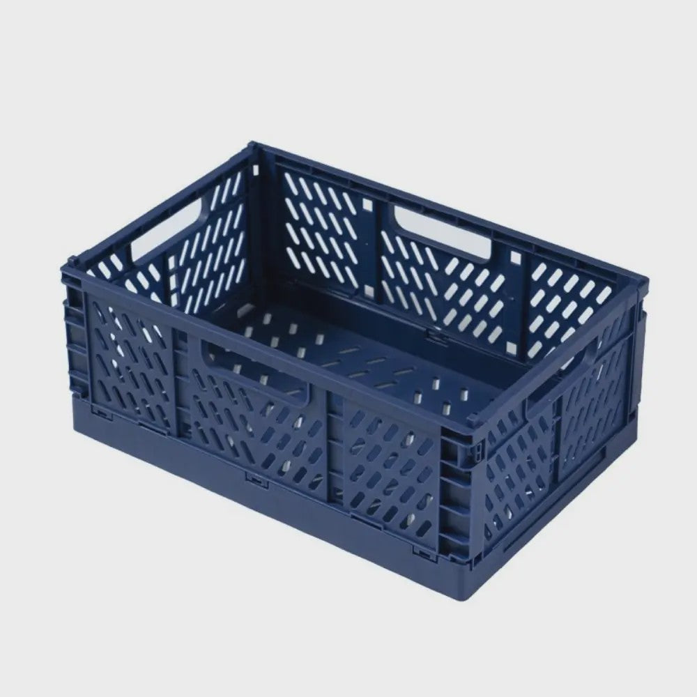 Opvouwbare Opbergkratten - Stapelbare Plastic Manden voor Thuis, Kantoor en Klaslokaal