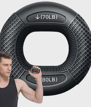 Siliconen Handtrainer Ring - Gripkracht & Vinger Sterkte Oefenapparaat
