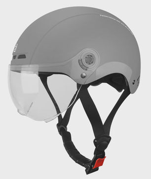 PEMILA Fietshelm Volwassenen met Vizier, Oorbescherming & Reflectie - Veilig & Comfortabel