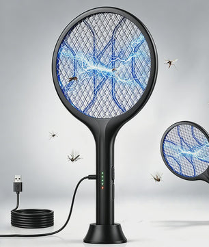 Elektrische Vliegenmepper met UV Licht & Oplaadbare Batterij