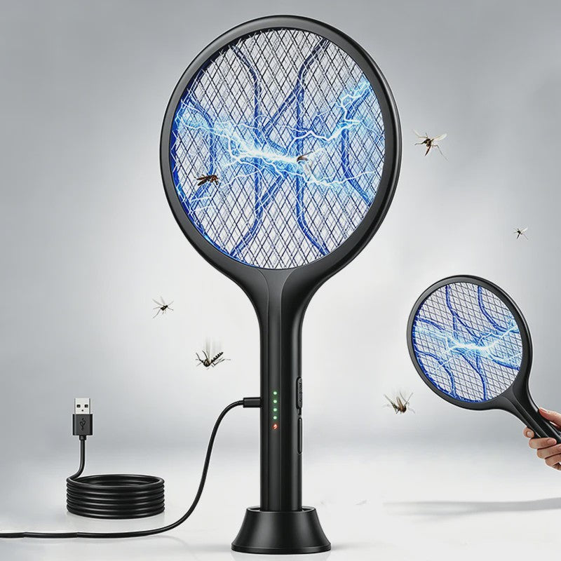 Elektrische Vliegenmepper met UV Licht & Oplaadbare Batterij