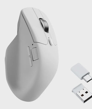 Keychron M6 Draadloze Muis: 2.4GHz/Bluetooth, Type-C, 1K/8K Polling Rate, 26000 DPI