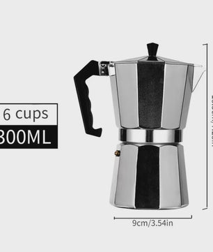 Klassieke Aluminium Moka Pot Espressomaker - Cubaanse Koffie voor Thuis & Camping