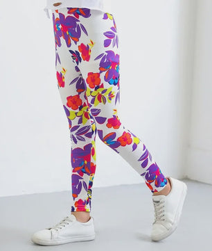 Meisjes Leggings met Print | Comfortabele Stretch Broekjes voor Lente, Zomer & Herfst (2-12 Jaar)