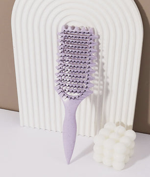 Ventilerende Stylingborstel met Massage-effect - Comfortabele Grip voor Natuurlijk Haar & Pruiken