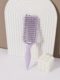 Ventilerende Stylingborstel met Massage-effect - Comfortabele Grip voor Natuurlijk Haar & Pruiken