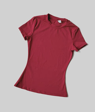 Seamless Sport Top Dames Korte Mouw - Yoga, Fitness & Running