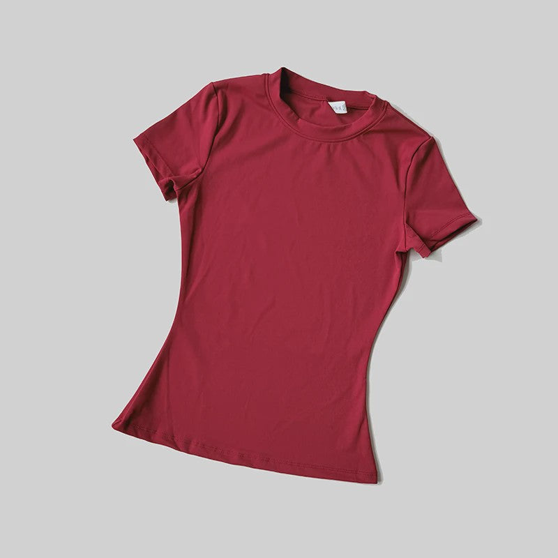 Seamless Sport Top Dames Korte Mouw - Yoga, Fitness & Running