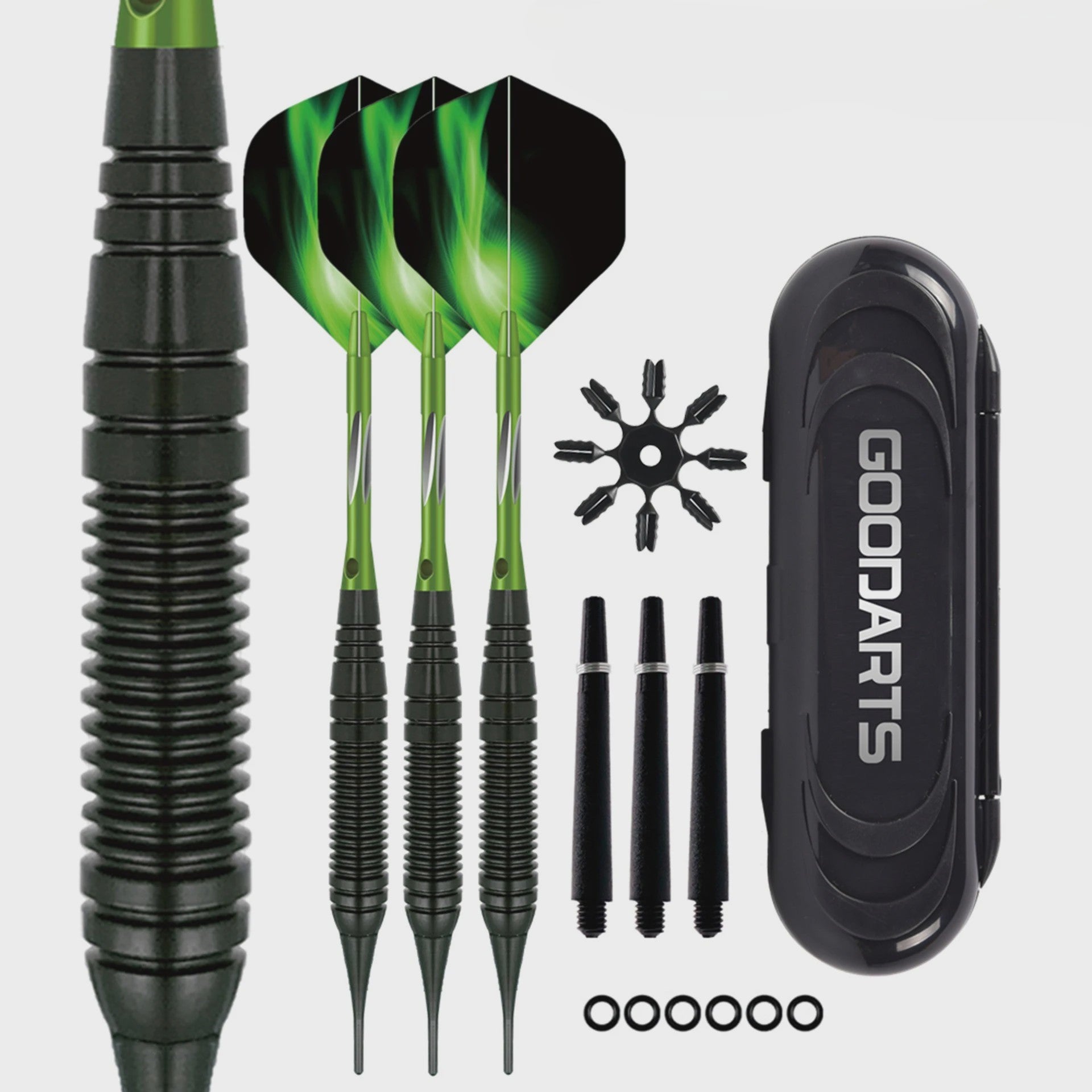Professionele 20g Soft Tip Darts Set met Aluminium Shaft en Opbergdoos