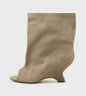 Zomer Peep Toe Laarzen met Hoge Blokhak - Elegante Lange Laarzen voor Dames