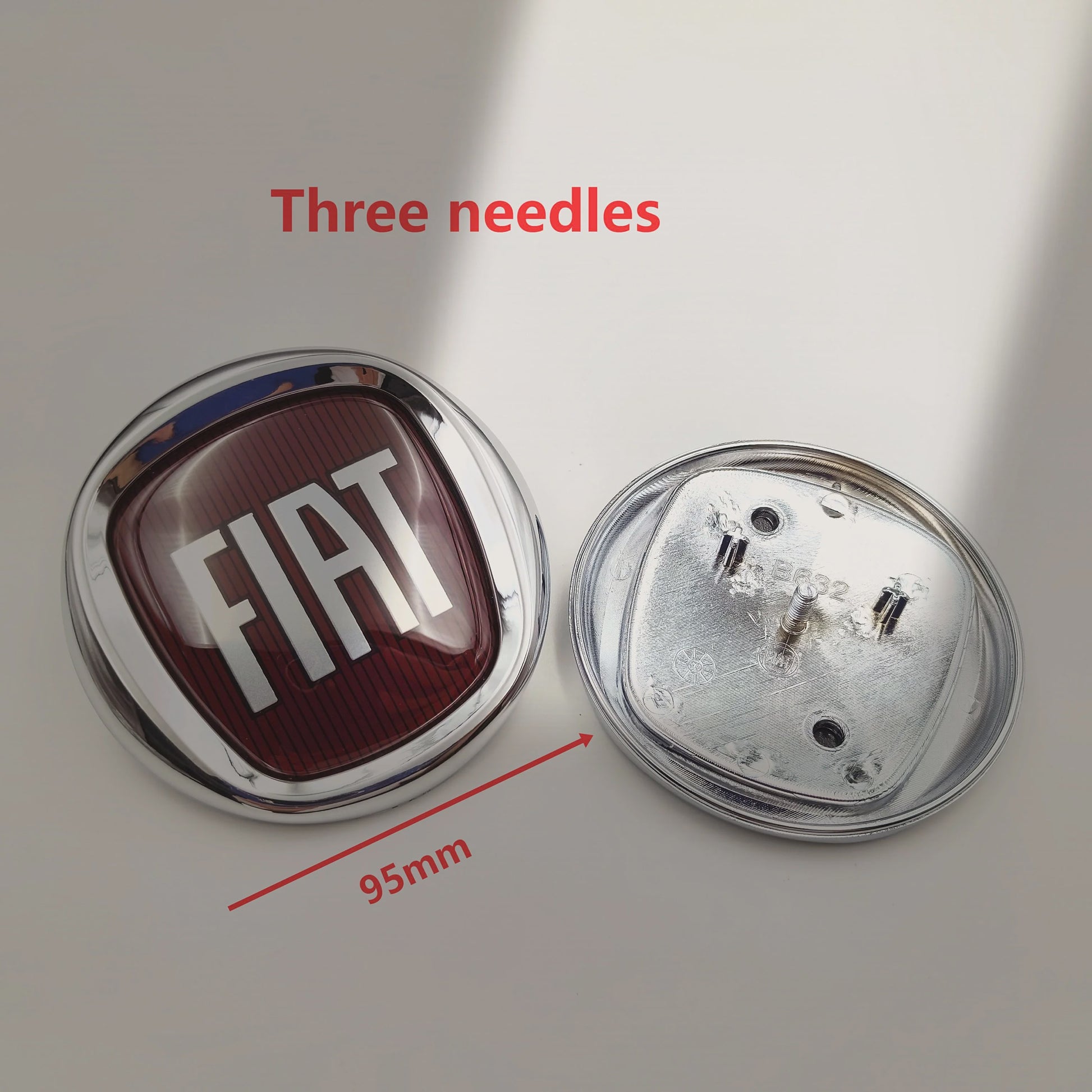 Fiat Embleem / Logo Badge voor Grille, Motorkap, Kofferbak - Diverse Maten