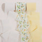 Handgemaakte Satijn Chiffon Lint Set - 3 Rollen van 5m met Rafeleffect voor Bruiloft, Cadeau & DIY Decoratie
