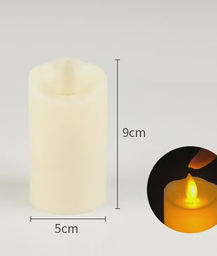 Set van 1-10 LED Kaarsen met Flakkerend Vlam Effect - Flameless Kaarsen voor Feestelijke Decoratie