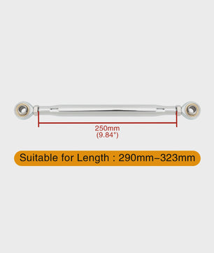 Universele Motor Schakelstang Linkage - 50mm tot 370mm - Verstelbaar
