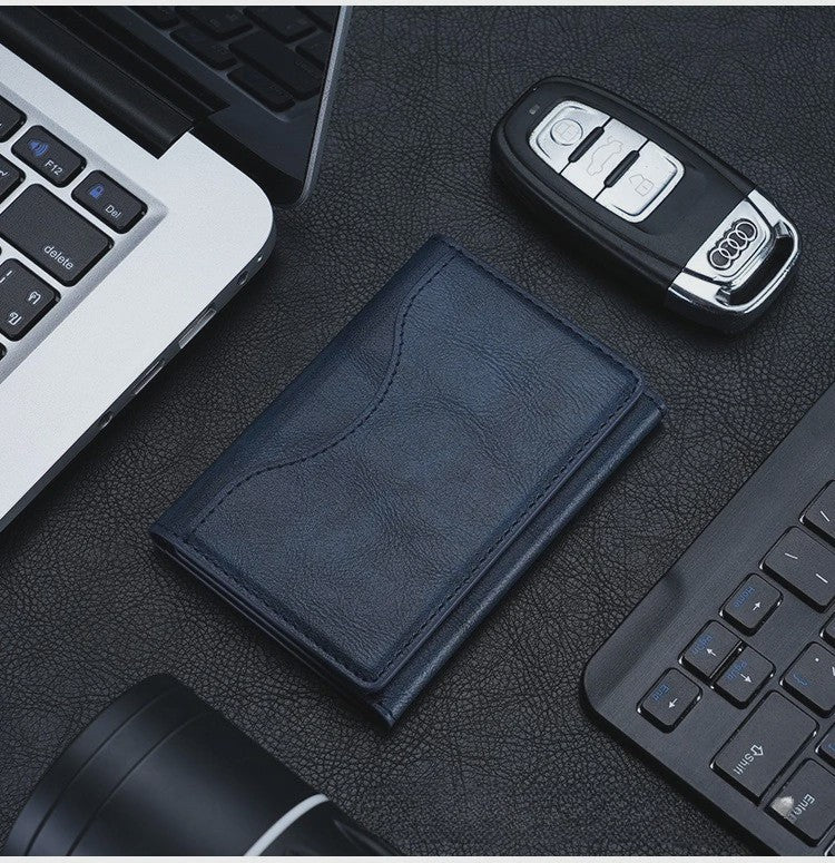 Magnetische Lederen Kaarthouder Wallet voor iPhone 16/15 Serie - Magsafe Compatibel