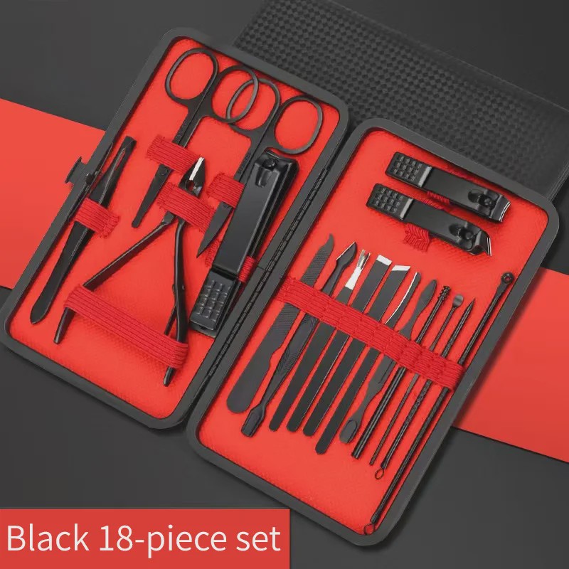 Professionele Manicure & Pedicure Set - 25 Delig - Roestvrij Staal