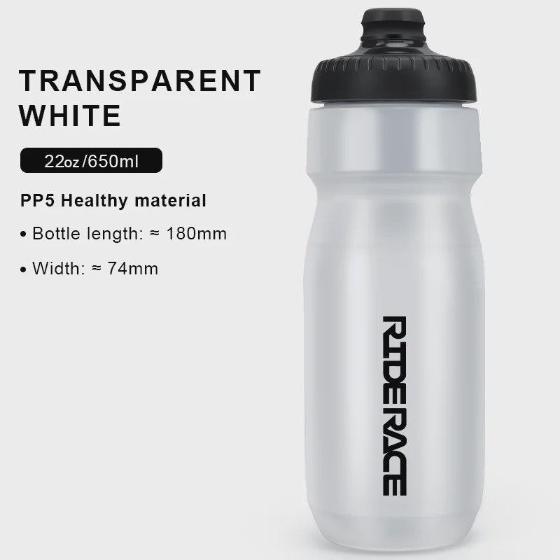 RIDERACE Sportfles 550ML/650ML - Lichtgewicht Fietsbidon voor Hardlopen & Outdoor