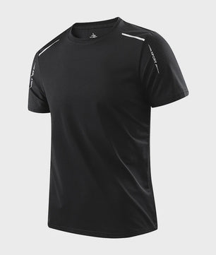 CHRLCK Heren Sport T-shirt - Sneldrogend, Ademend voor Lopen, Wandelen & Outdoor Zomer