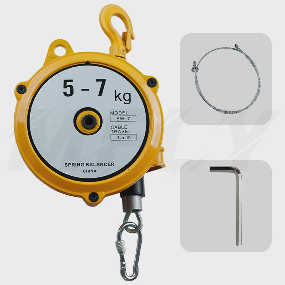 Veren Balancer 5-7kg - 1.5m Staalkabel - Ergonomisch Ophangsysteem voor Productielijn