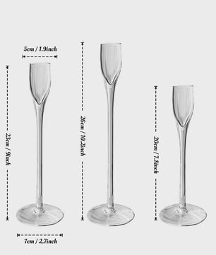 Elegante Glazen Kaarsenhouder voor Drijvende Kaarsen & Theelichtjes - SediaXL
