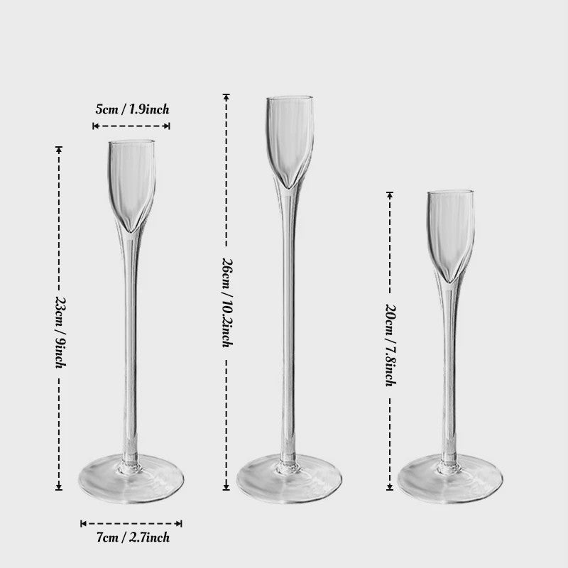 Elegante Glazen Kaarsenhouder voor Drijvende Kaarsen & Theelichtjes - SediaXL