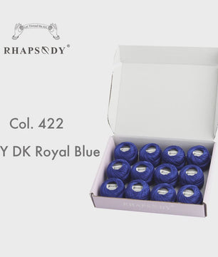 Rhapsody Pearl Cotton Garen Set - Maat 8 - 12 Bollen voor Haken, Borduren & Knutselen
