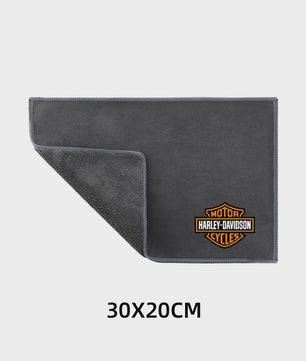 Set van 2 Harley Davidson Microvezel Doeken - Soft Drying Cloth voor Auto & Motor