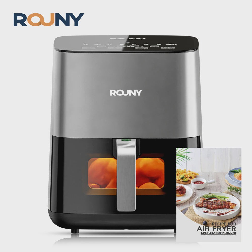 5L Airfryer met Cyclone Technologie: Gezond Frituren met Touch Control & Zichtvenster