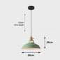 Retro Industriële Kleurrijke Hanglamp - Vintage Sfeer voor Keuken & Restaurant