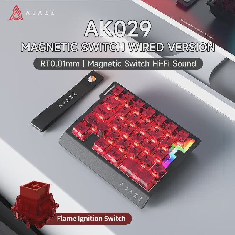 AJAZZ AK029 Mechanisch Gaming Toetsenbord - Compact, Hot-Swappable, One-Handed Esports