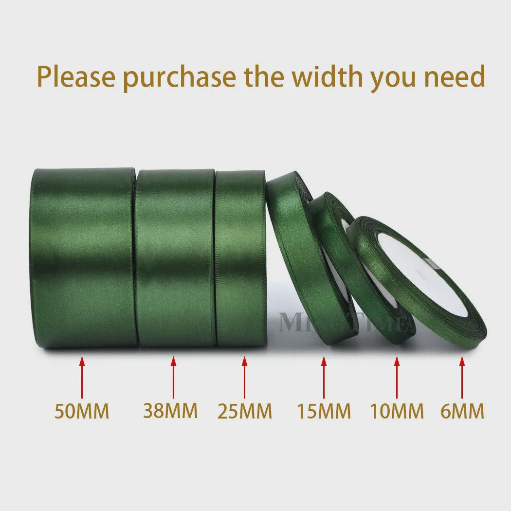 Satijnen Lint 22 Meter - Diverse Breedtes (6mm t/m 50mm) voor Decoratie & Knutselen