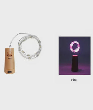 Fleskurk LED Snoerlichtjes - Sfeerverlichting voor Fles, Kerst, Feest & Decoratie