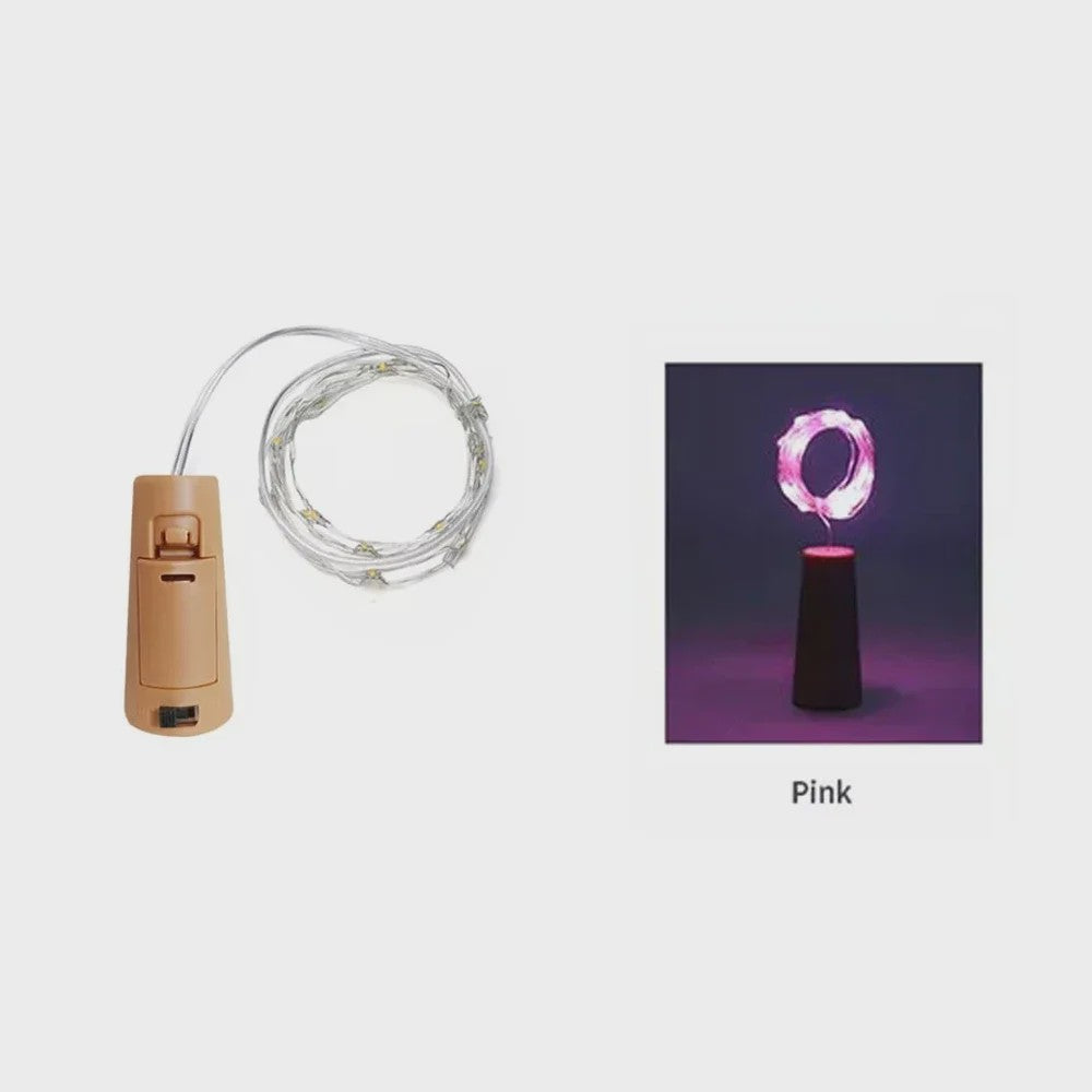 Fleskurk LED Snoerlichtjes - Sfeerverlichting voor Fles, Kerst, Feest & Decoratie