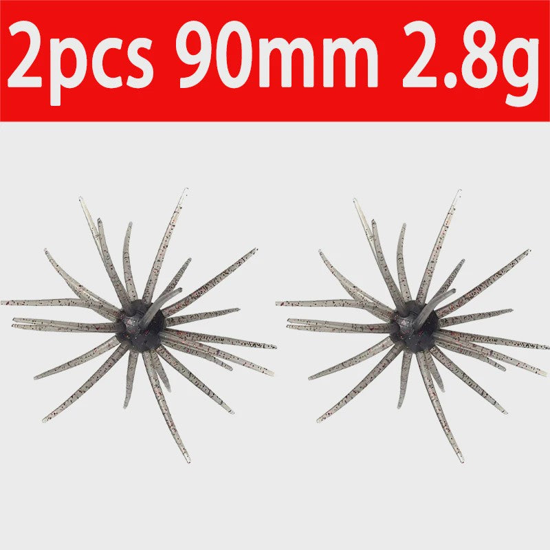 Zachte Kunstaas Zee-egel 10cm 9g - TPE Vis Lure voor Brasem, Baars & Forel