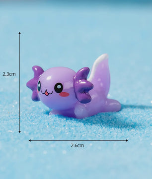35x Schattige Axolotl Miniatuur Ornamenten - Perfect voor Aquarium & Sprookjes Tuin Decoratie