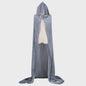 Lange Fluwelen Kapmantel met Capuchon - Unisex voor Halloween, Kerst & Cosplay