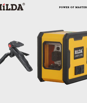 HILDA Laser Waterpas 2 Lijnen Groen Zelfnivellerend Draagbaar met Magneet